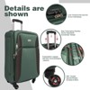 Coolife Expandable 4 Piece Set Suitcase Softside Lightweight Luggage Travel Set - 2 of 4