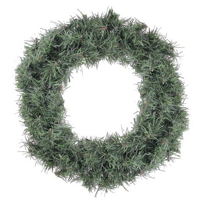 Northlight 12" Unlit Mini Canadian Pine Artificial Christmas Wreath