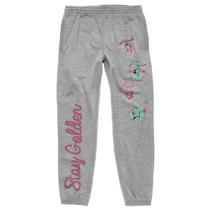 Golden Girls Stay Golden Juniors Athletic Heather Sleep Pants - 1 of 1