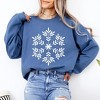 Simply Sage Market Women's Graphic Sweatshirt Giant Snowflake - 2 of 4