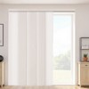 VEVOR Panel Track Blinds, Extendable Track from 45.8 in to 86 in W,Trimmable Panel Curtains Up to 96 in H,Adjustable Vertical Panel Blinds,Light Brown - 2 of 4