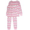 RuffleButts Modal Blend Big Girls Ruffle Long Sleeve Pajama Set - 2 of 2