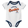NCAA Virginia Cavaliers Infant Girls' 3pk Bodysuit - 2 of 4