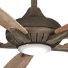 60" Minka Aire Modern Indoor Ceiling Fan with LED Light Remote Control Heirloom Bronze for Living Room Bedroom Family Dining Home - 3 of 4