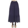 Women's Pleated Tiered Maxi Skirt - 3 of 4