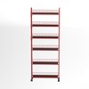 6-Tier Rolling Cart Gap Kitchen Slim Slide Out Storage Tower Rack with Wheels,6 Baskets,Kitchen,Bathroom Laundry Narrow Piaces  cart - 3 of 4