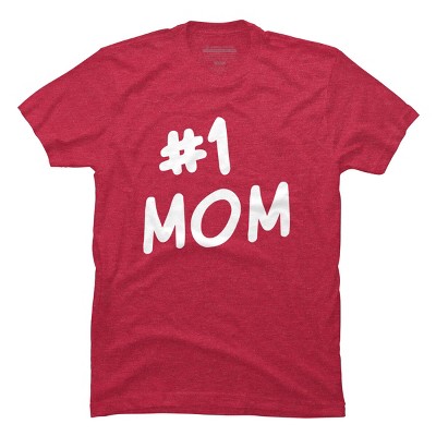 Men's Design By Humans Mother's Day 1# Best Mom in the World By happieeagle T-Shirt
