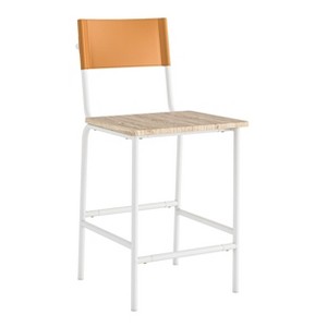 Boulevard Café Counter Height Barstool Faux Leather - Sauder - 1 of 4