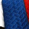 Slickblue Handmade Full/Queen Quilt Set, 100% TC Fabric, Patchwork Geometric Design, 4 Color Options, 3-Piece Set - 2 of 4