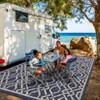 Indoor Outdoor Farmhouse Area Rugs for Backyard Deck Patio, Plush Thick Low Pile Throw Carpet for Bedroom Living Room Dining Room - 4 of 4