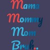 Women's Design By Humans Mother's Day Mama Mommy Mom Bruh By prsfashion Racerback Tank Top - 2 of 2