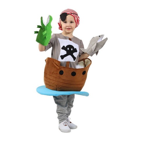 Kids Candy Catcher Pirate Ship Halloween Costume Xs Target