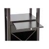 Austin Wood Modern Wine Tower Dark Brown - Baxton Studio - 3 of 3