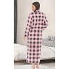 ADR Women's Zip Up Robe Fleece Soft Warm Plush Oversized Zipper Bathrobe - 3 of 3