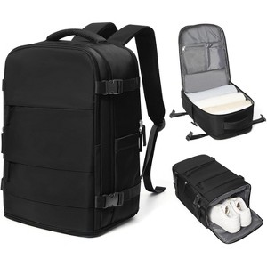 Waterproof Travel Backpack for Outdoor & Urban Use, Flight Approved Carry-On with Laptop Sleeve - 1 of 4