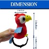 4E's Novelty Stuffed Parrot on Shoulder - Kids Pirate Parrot Shoulder Prop, Halloween Parrot Stuffed Animal Prop, Kids Pirate Accessories for Party - 4 of 4