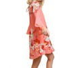 Women's Floral Print Bell Sleeve Mini Dress - umgee - 2 of 3