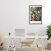 Stupell Industries Vintage Morris Inspired Blue Peacock Floating Frame Canvas Art - 3 of 4