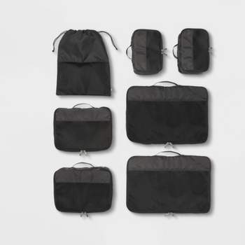 L 3pc Compression Bags Clear - Brightroom™