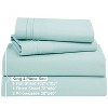 Clara Clark Bed Sheets, Premier 1800 Series 4 Piece Bed Sheet Set, Deep Pocket Luxury Soft Bedding Sheets & Pillowcases - 2 of 4