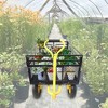 Vynxaria Heavy-Duty Steel Garden Cart, 1400lbs Capacity, Removable Mesh Sides for Flatbed, 2-in-1 Handle, 16" Tires for Garden and Farm - 3 of 4