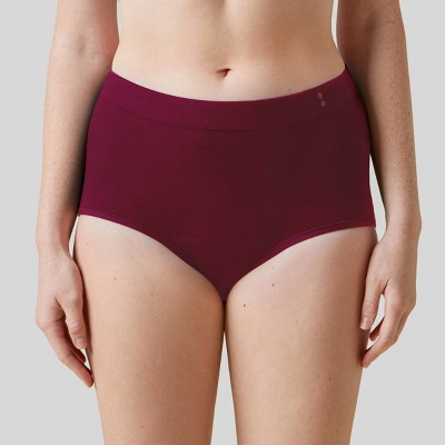 Thinx For All Women's Super Absorbency High-waist Brief Period Underwear -  Rhubarb M : Target
