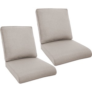 POCASSY Outdoor Chair Cushions Set, 22.5 x 25 Replacement Outdoor Cushions for Patio Furniture Dining Rocking Swivel Chairs Sofa Loveseat - 1 of 4