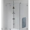 Home Mart Goods 4-Tier Black Corner Tension Pole Shower Caddy - 3 of 4