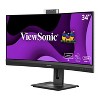 ViewSonic VG3457CV 34 Inch Ultrawide QHD 1440p Curved Video Conferencing Docking Monitor with Windows Hello Compatible IR Webcam, Advanced Ergonomics, - 2 of 4