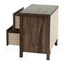 NicBex Nightstand with 2 Drawers,1pc Side Table with Storage Space and Metal Handle,Modern Bedside Table for Bedroom,Living Room - 4 of 4