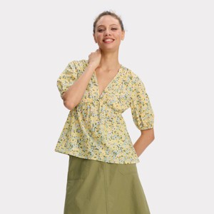 Women's Elbow Sleeve Blouse - Universal Thread™ - 1 of 4