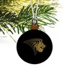 Lindenwood University Primary Logo Mini Small Tiny Wood Christmas Tree Holiday Ornament - 3 of 4