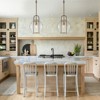 LLHZSY 5 1/2" Lantern Glass Pendant Chandelier Fixture for Kitchen Dining Room Hallway - 3 of 4
