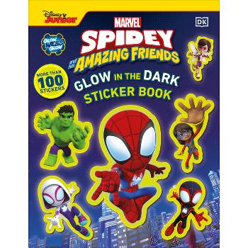 Marvel Spidey and His Amazing Friends Glow in the Dark Sticker Book - by  DK (Paperback)