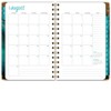 Global Printed Products Hardcover AY 2025-2026 Fashion Planner - 5.5"x8" (Teal Gold Marble) - 3 of 4