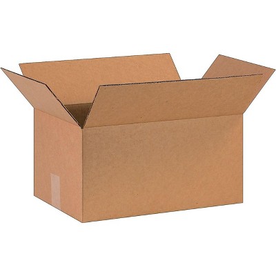 The Packaging Wholesalers 16 x 10 x 8 Shipping Boxes 32 ECT Brown BS161008