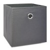 Racxily 4 Pack Collapsible Fabric Cube Storage Bins, cube organizer bins(10.5" x 10.5") - 4 of 4