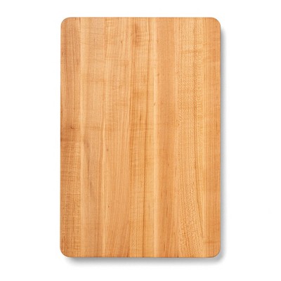 John Boos Small Chop-N-Slice Maple Wood Cutting Board for Kitchen, Reversible Edge Grain Square Butcher Boos Block