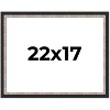 PosterPalooza | Simple Silver Picture Frame - UV Acrylic, Backing Board, Hanging Hardware Included - 2 of 4
