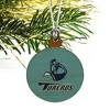 University of San Diego Toreros Mini Small Tiny Wood Christmas Tree Holiday Ornament - 3 of 4