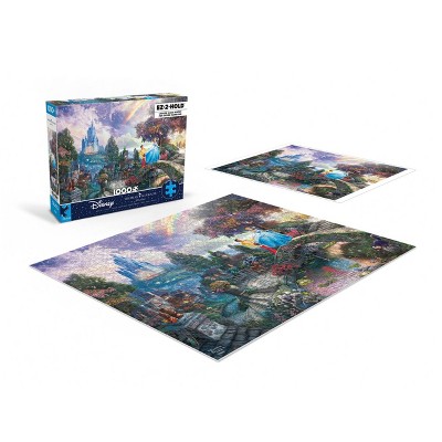 Ceaco Disney Thomas Kinkade: Cinderella Wished Upon a Dream Oversized Jigsaw Puzzle - 1000pc_1