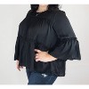 Women's Ruffle Curvy Blouse - ee:some - 2 of 4