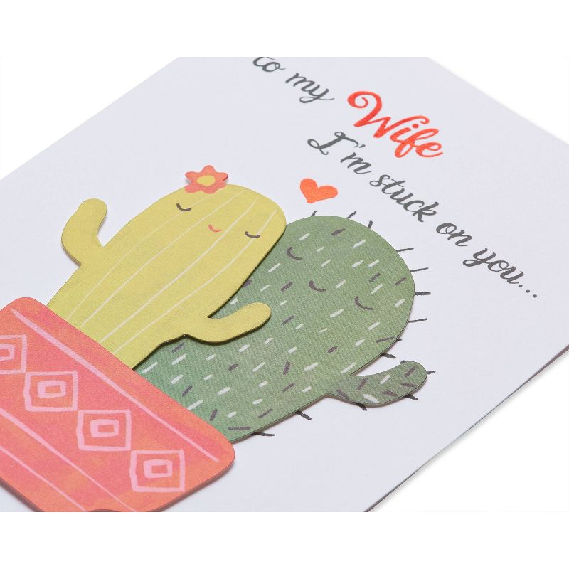 Valentine&#39;s Day Card for Wife Cacti Funny - PAPYRUS, 6 of 7
