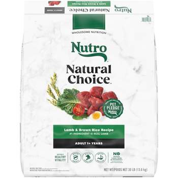 Nutro Natural Choice Lamb & Brown Rice Adult Dry Dog Food - 30lbs