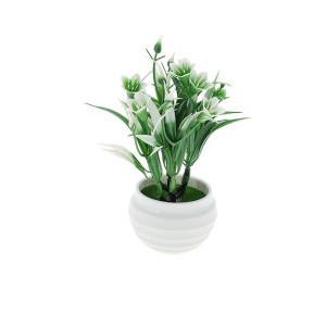 Unique Bargains Artificial Plants Narcissus Plastic 4.72"x4.72"x5.91" 1 Pcs - 1 of 4