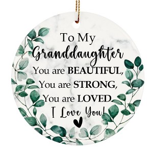 Christmas Ornament Gifts for Granddaughter from Grandma and Grandpa - 1 of 4