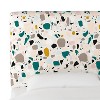 Skyline Furniture Olivia Upholstered Headboard Terrazzo Emerald Ochre - 4 of 4