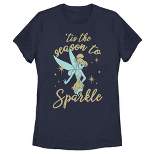 Women's Disney Peter Pan Tinker Bell 'Tis the Season to Sparkle T-Shirt