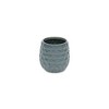 Cheung's Farrier Hexagon Pattern Blue Ceramic Pot - Small - 3 of 3