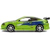 Brian's Mitsubishi Eclipse Green with Graphics (Damaged Version) "The Fast and the Furious" 2001 1/32 Diecast Model Car by Jada - 3 of 4